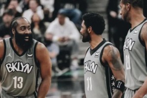 开云官网-哈登欧文激情相拥！篮网双星闪耀重返东部第一